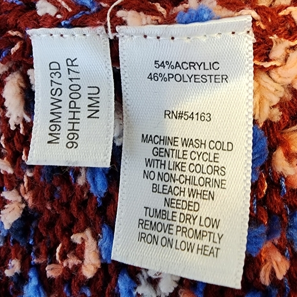 Marc New York Boucle Duster Sweater Teddy Jacket Confetti Long Designer Spring - Picture 7 of 9